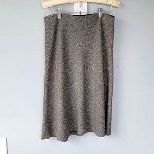 Loft midi A-frame skirt